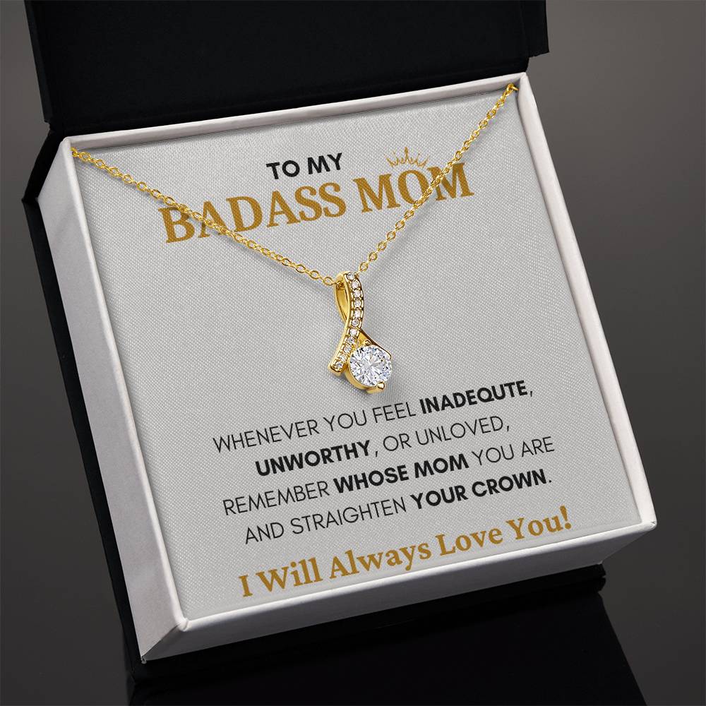 Badass Mom Necklace | Mother's Day | Birthday