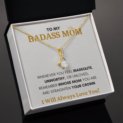 Badass Mom Necklace | Mother's Day | Birthday