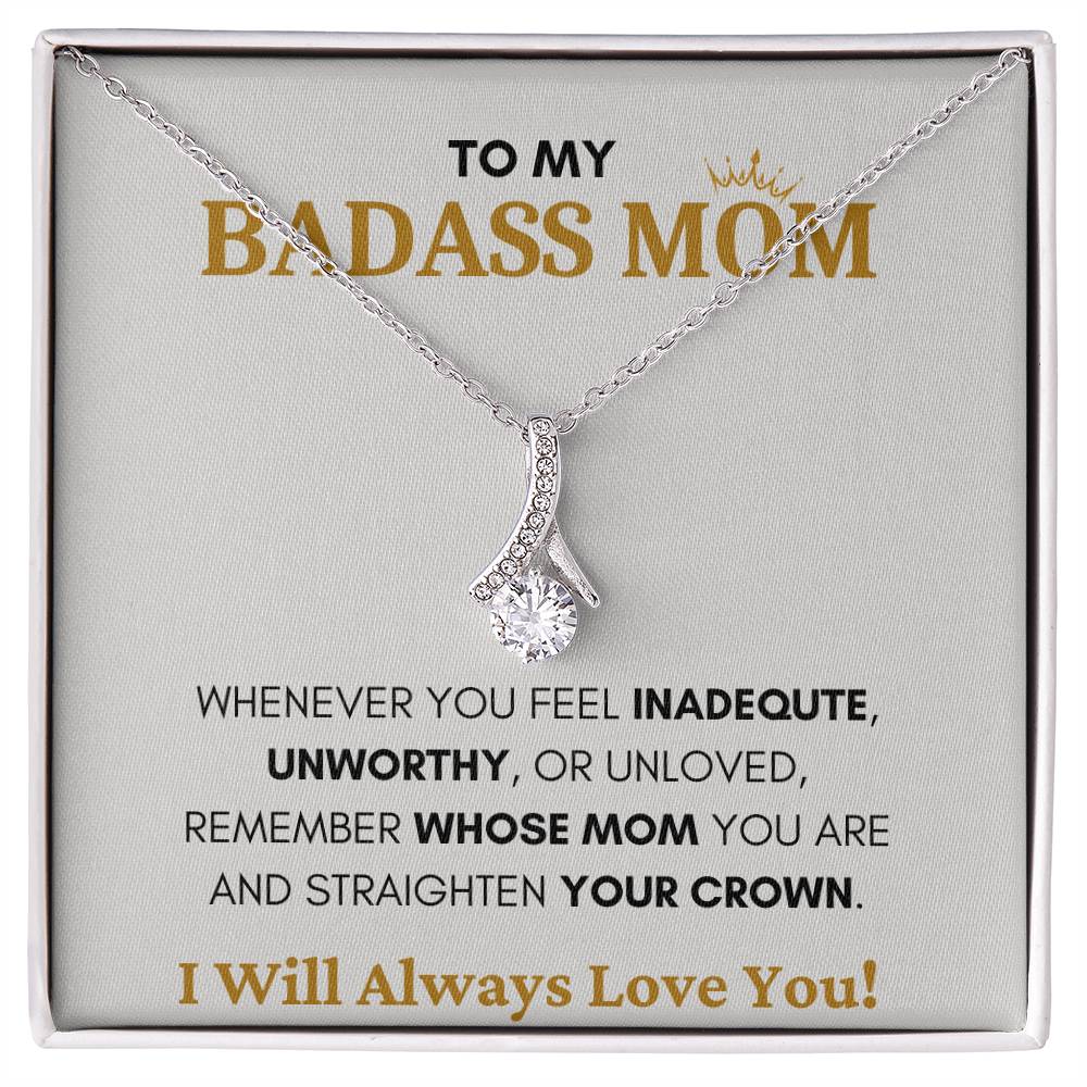 Badass Mom Necklace | Mother's Day | Birthday