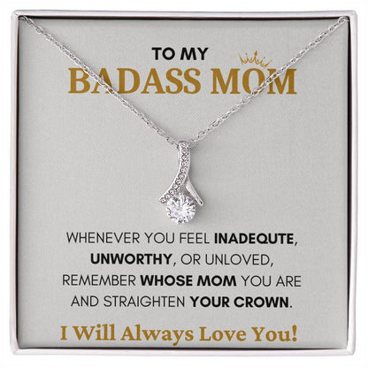 Badass Mom Necklace | Mother's Day | Birthday