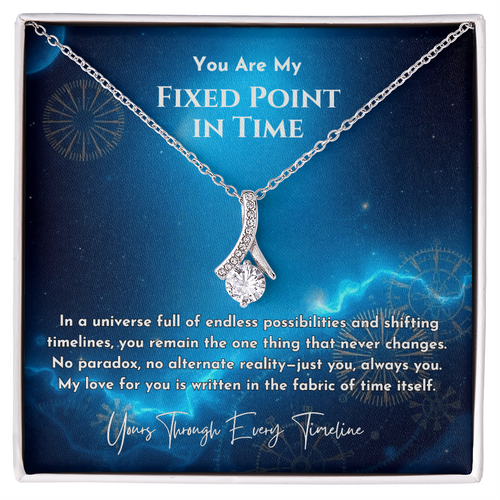 ✨Fixed Point in Time Necklace – Romantic Gift for Wife, Girlfriend, Soulmate