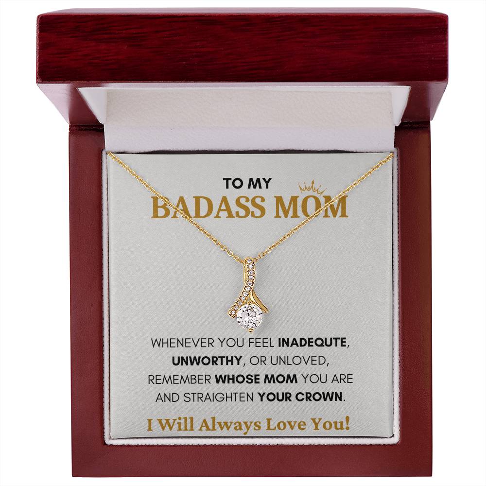 Badass Mom Necklace | Mother's Day | Birthday