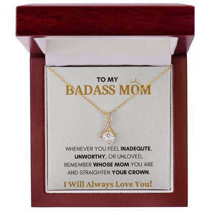 Badass Mom Necklace | Mother's Day | Birthday