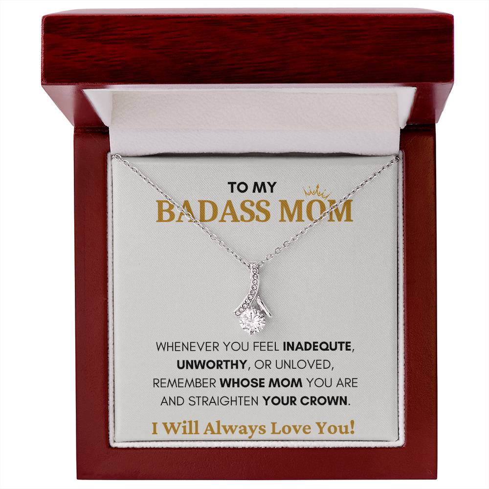 Badass Mom Necklace | Mother's Day | Birthday