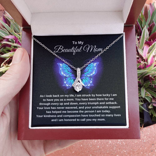 Beautiful Mom Butterfly Necklace