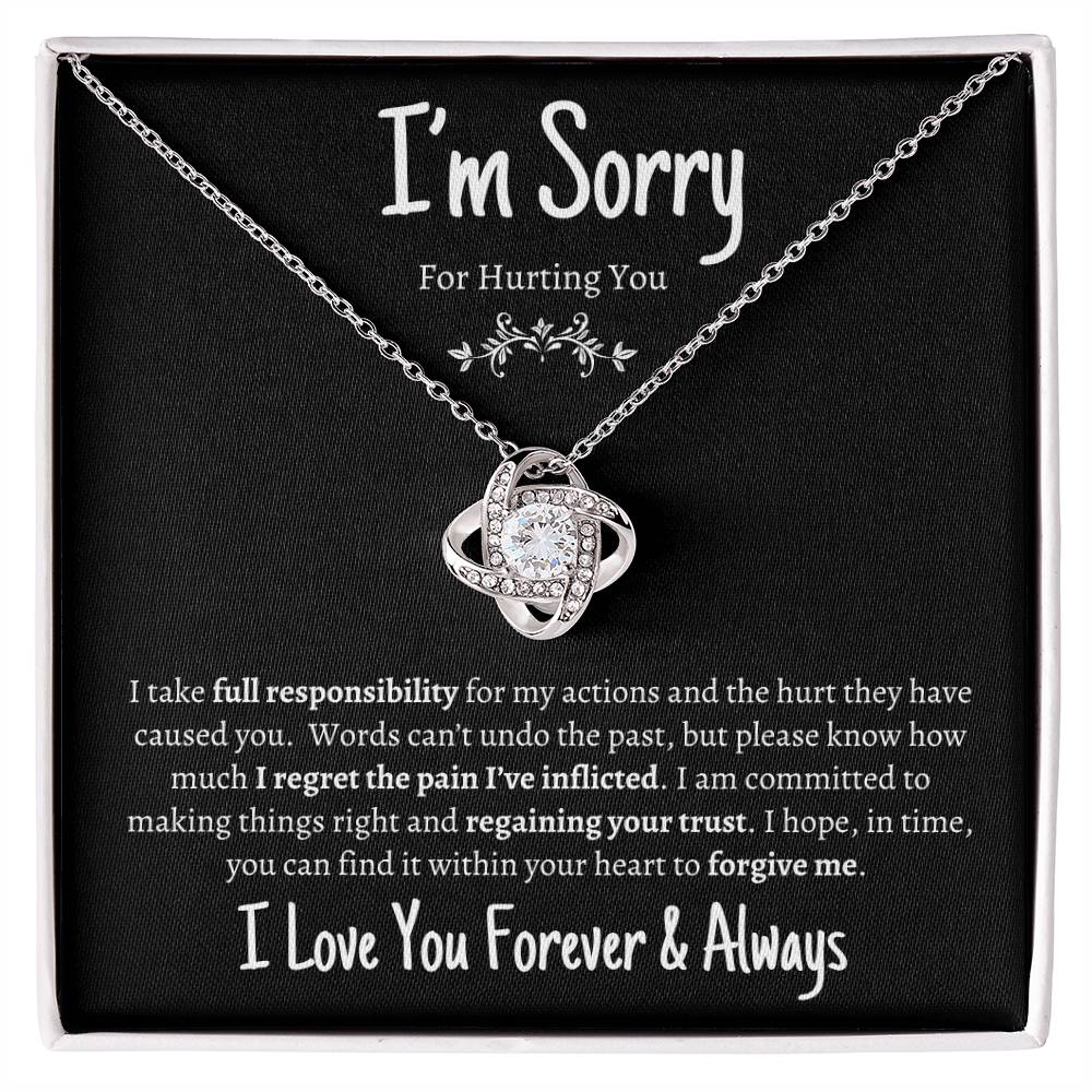 I'm Sorry For Hurting You