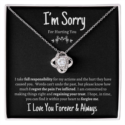I'm Sorry For Hurting You