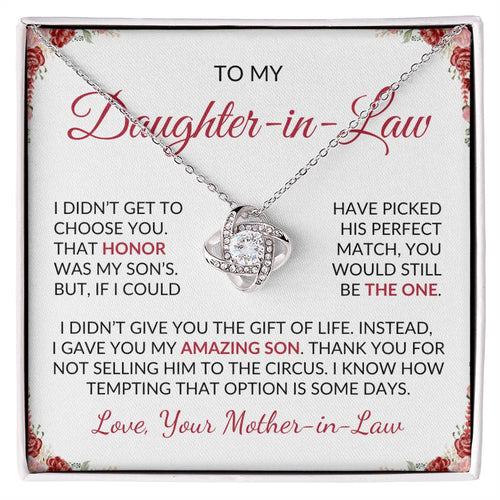 To My Daughter-in-Law Necklace | Perfect Match
