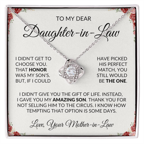To My Dear Daughter-in-Law Necklace | Perfect 2