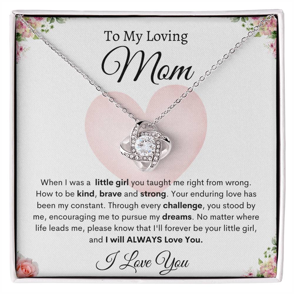 My Loving Mom | Love Knot Necklace | Mother's Day