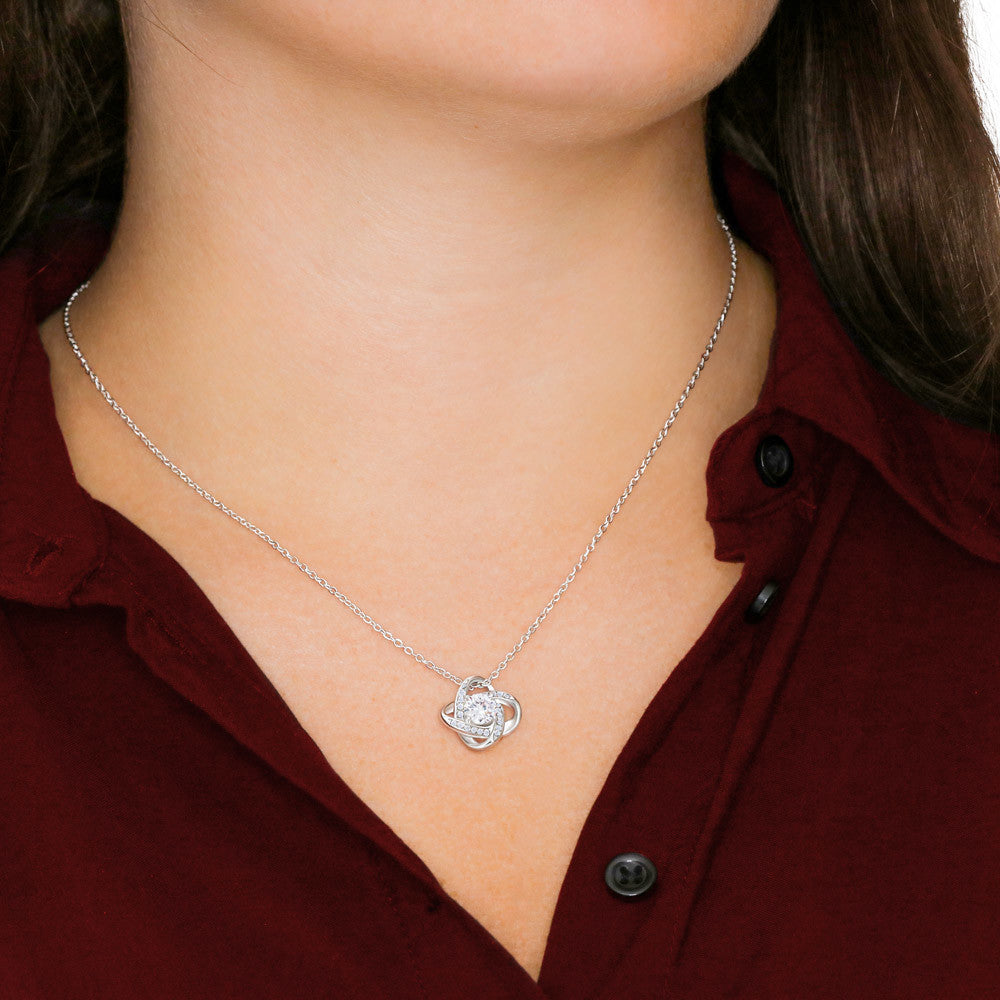 Unique Personalized Gift for Mom "Without You, There is No Me" Necklace