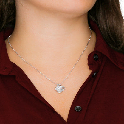 Unique Personalized Gift for Mom "Without You, There is No Me" Necklace