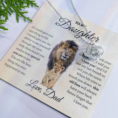 To My Daughter – “This Old Lion” Necklace (From Dad)
