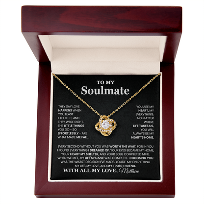 To My Soulmate - Worth the Wait - PERSONALIZED