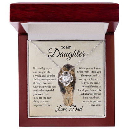 To My Daughter – “This Old Lion” Necklace (From Dad)