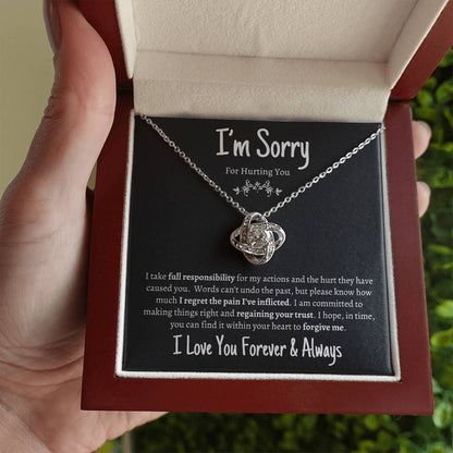 I'm Sorry For Hurting You