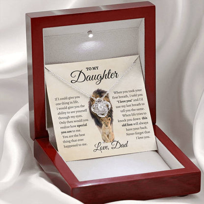 To My Daughter – “This Old Lion” Necklace (From Dad)