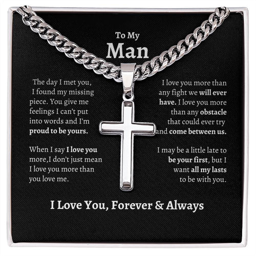To My Man | Cross with Cuban Chain
