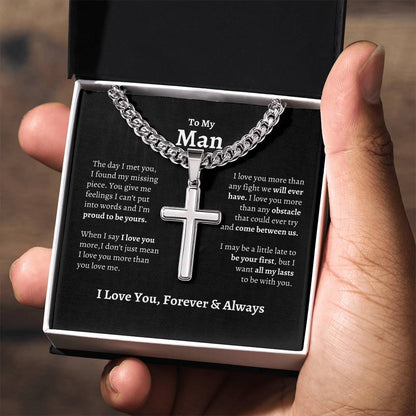 To My Man | Cross with Cuban Chain
