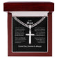 To My Man | Cross with Cuban Chain