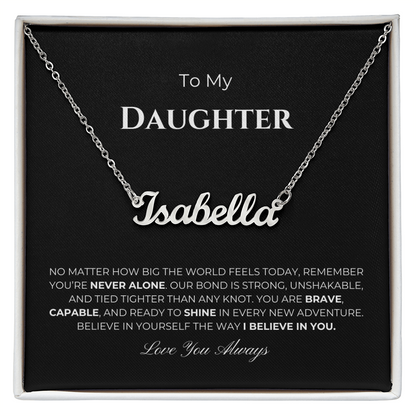 Daughter Name Necklace
