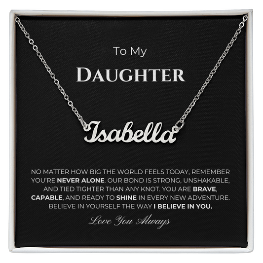 Daughter Name Necklace