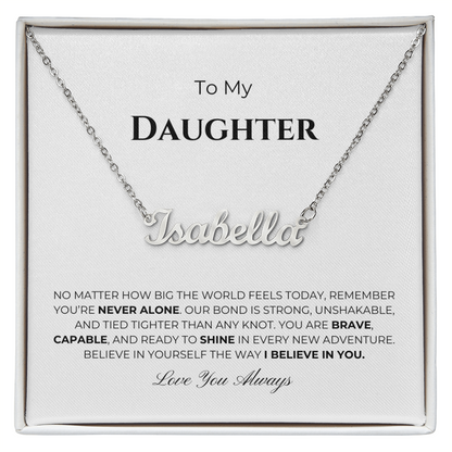 Daughter Name Necklace