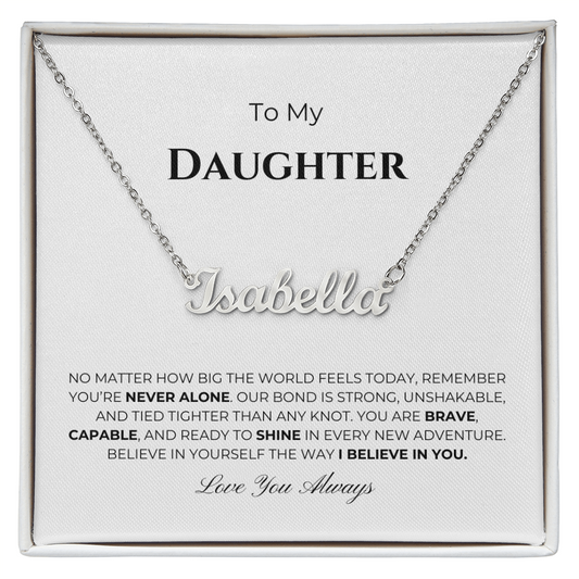 Daughter Name Necklace