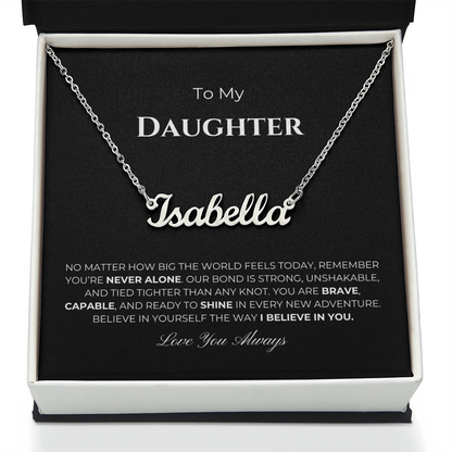 Daughter Name Necklace
