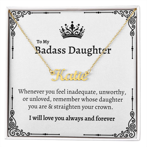 My Badass Daughter | Name Necklace