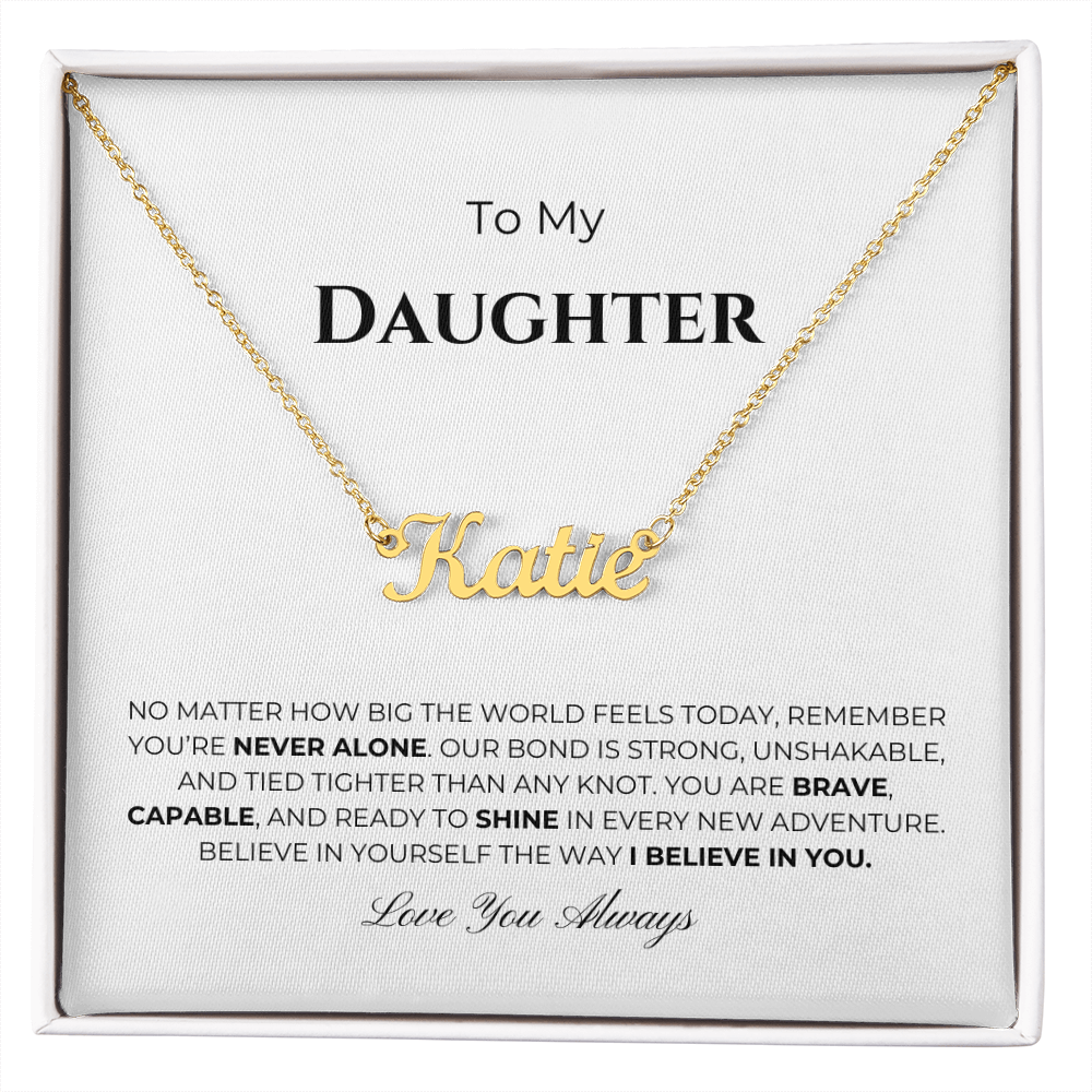 Daughter Name Necklace