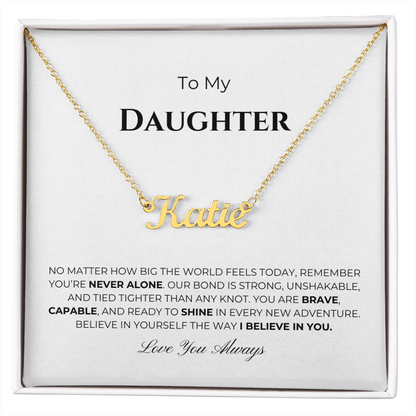 Daughter Name Necklace