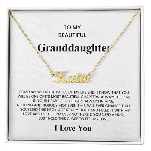 Granddaughter Name Necklace