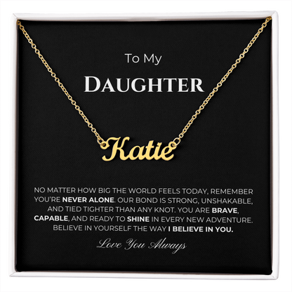 Daughter Name Necklace
