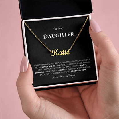Daughter Name Necklace