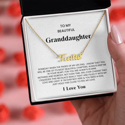 Granddaughter Name Necklace