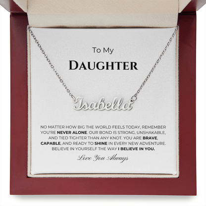 Daughter Name Necklace