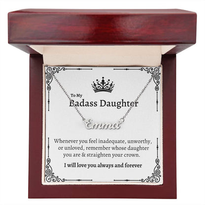 My Badass Daughter | Name Necklace