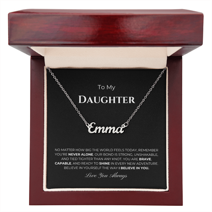 Daughter Name Necklace