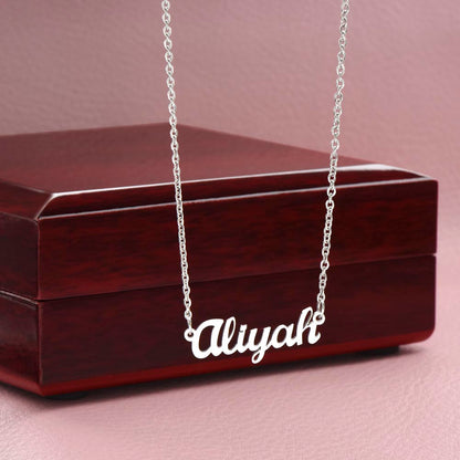 Bonus Daughter | Custom Name Necklace w/Personalized Message