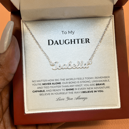 Daughter Name Necklace