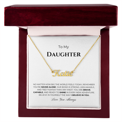 Daughter Name Necklace