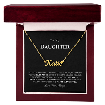 Daughter Name Necklace
