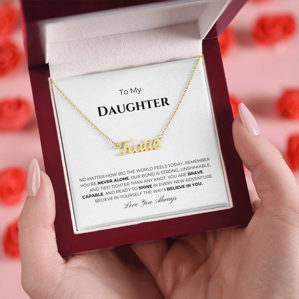 Daughter Name Necklace