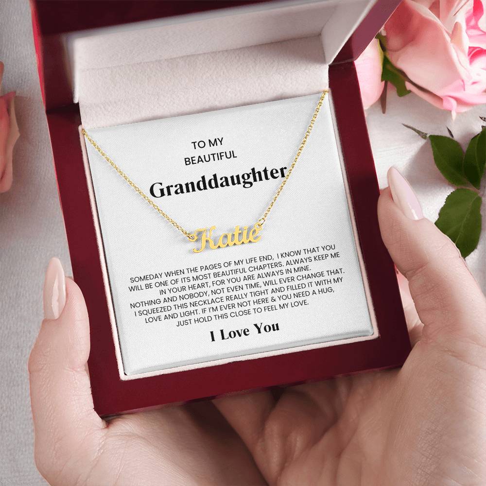 Granddaughter Name Necklace