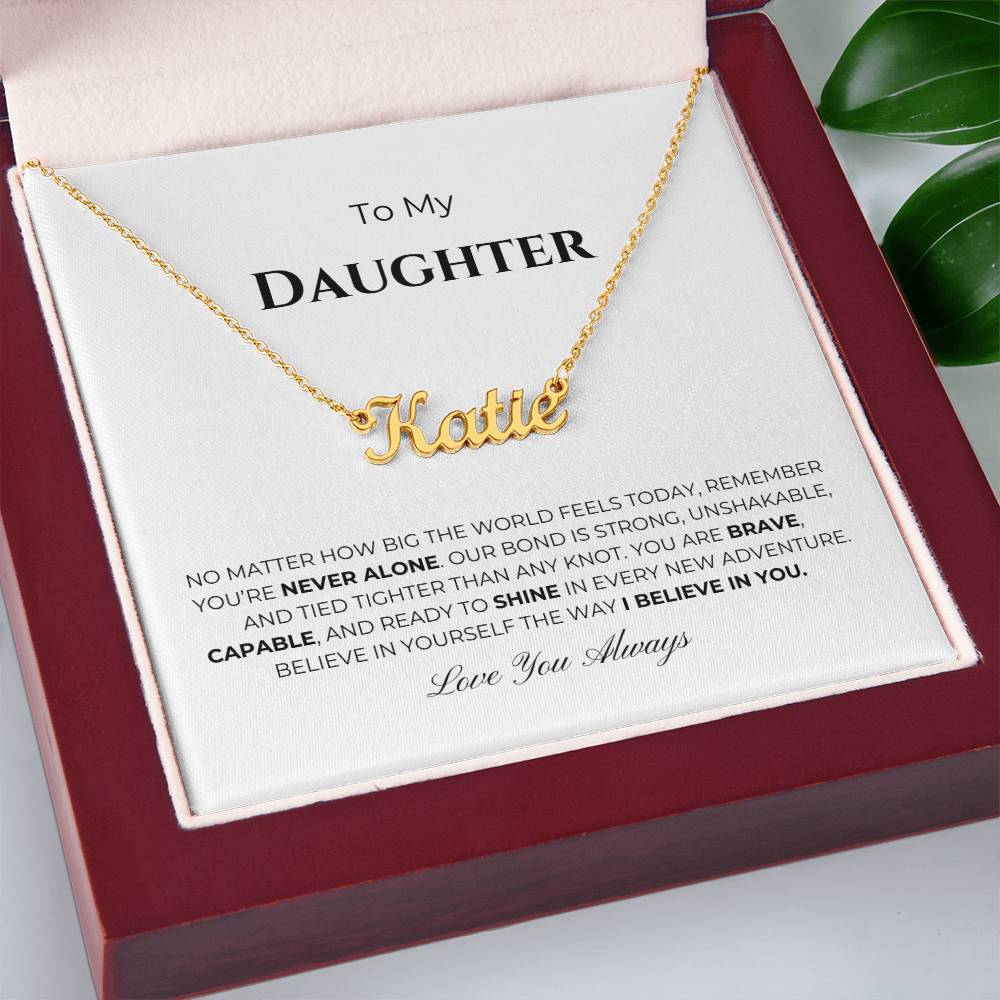 Daughter Name Necklace