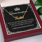 To My Badass Daughter | Name Necklace