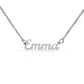 Custom Name Necklace Gift for Her – Personalized 18K Gold Jewelry for Daughter or Best Friend