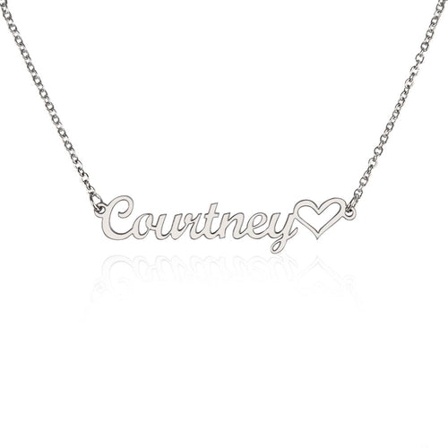 The Heart Custom Name Necklace