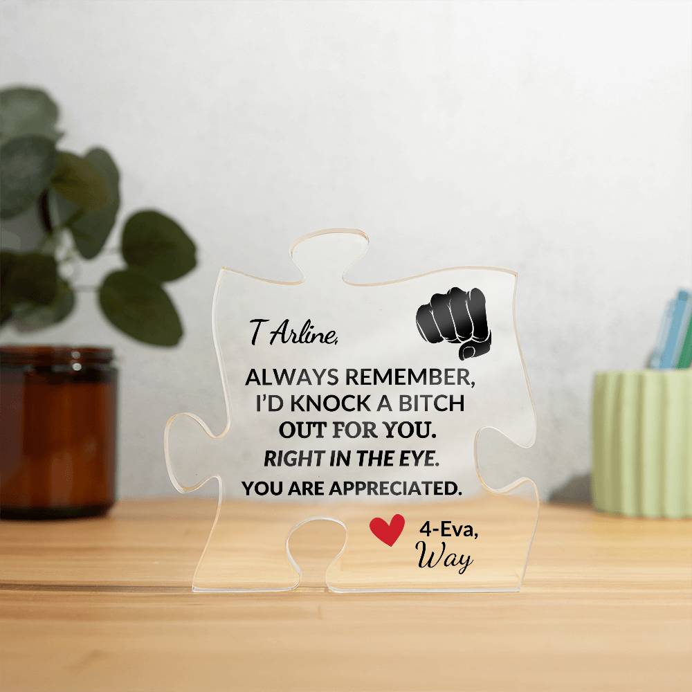 Cutomized Puzzle Piece | To My Aunt 2